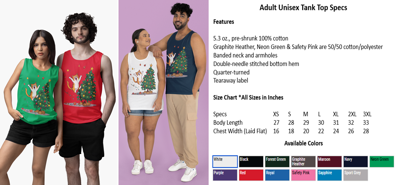 Jumping Cat Christmas Tree