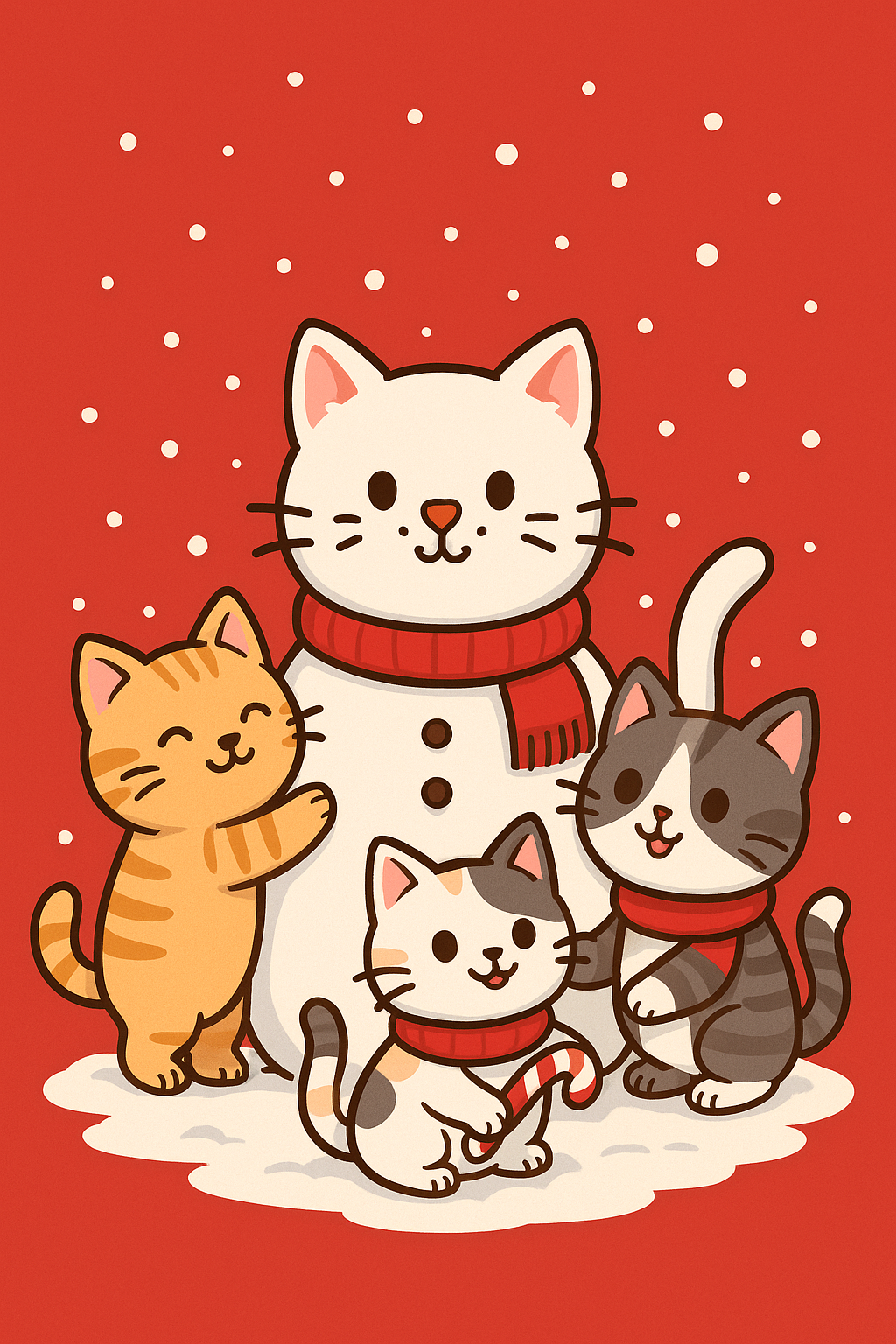 Snowman Cat