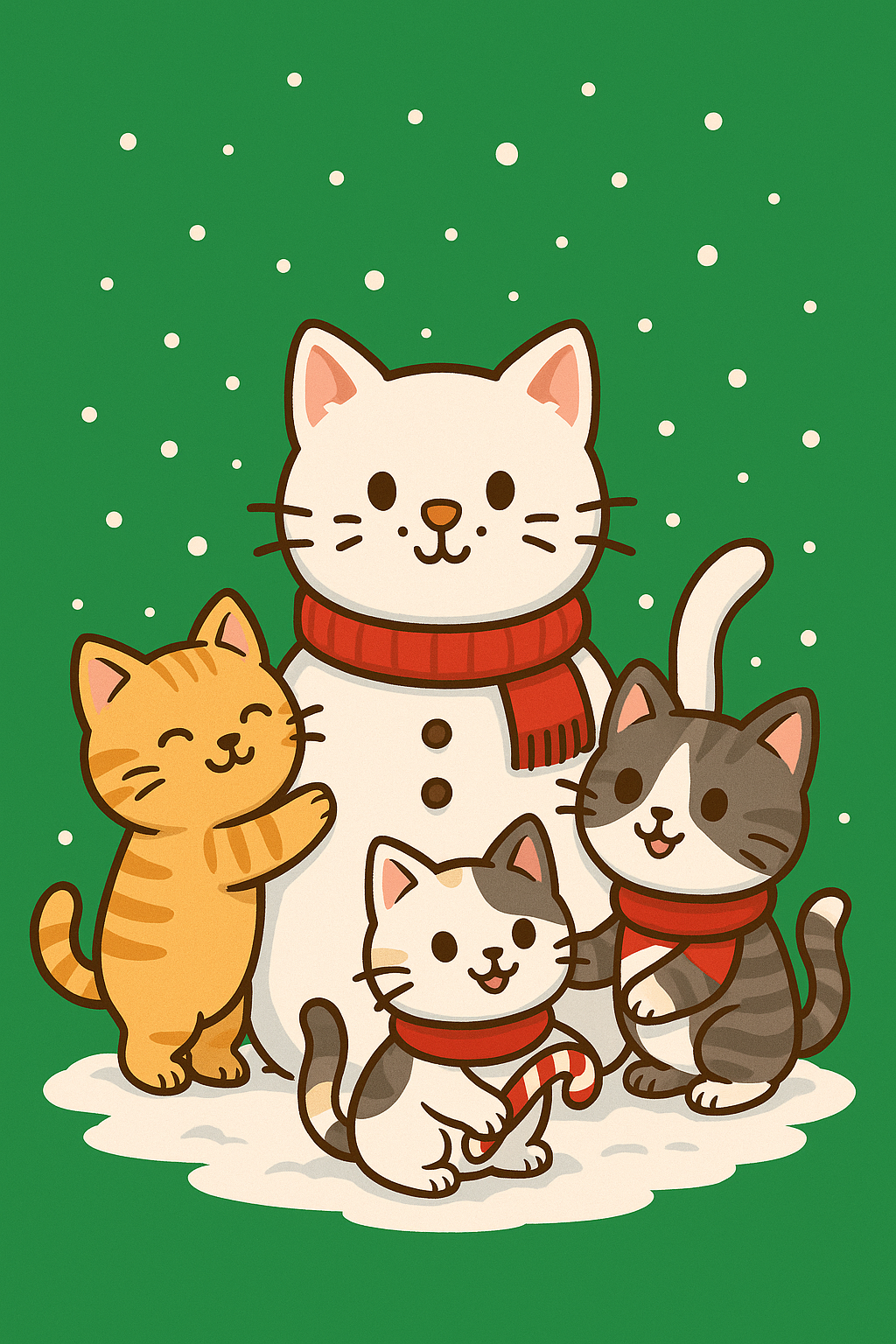 Snowman Cat