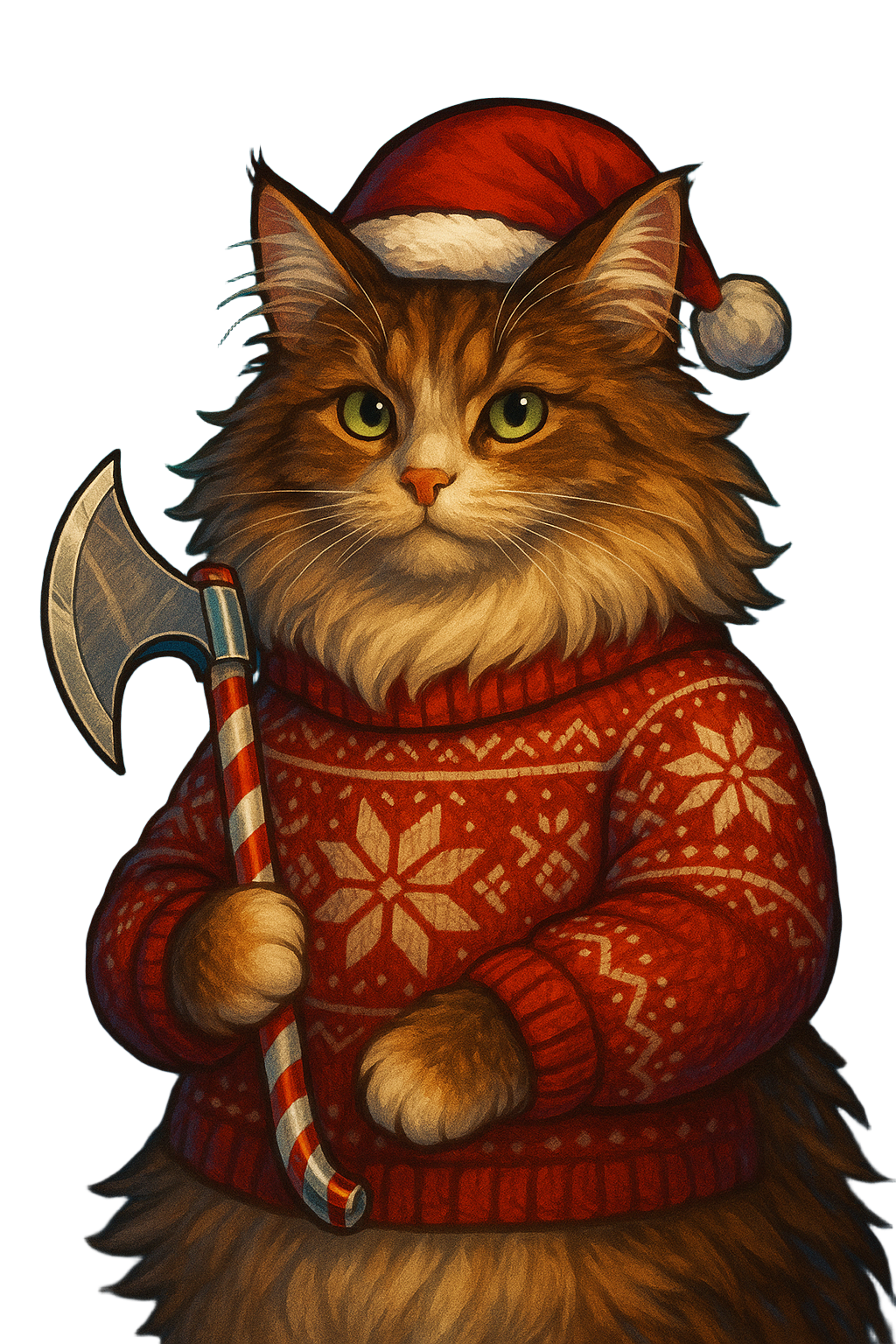 Viking Christmas Cat
