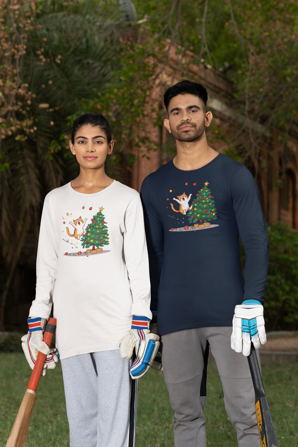 Jumping Cat Christmas Tree