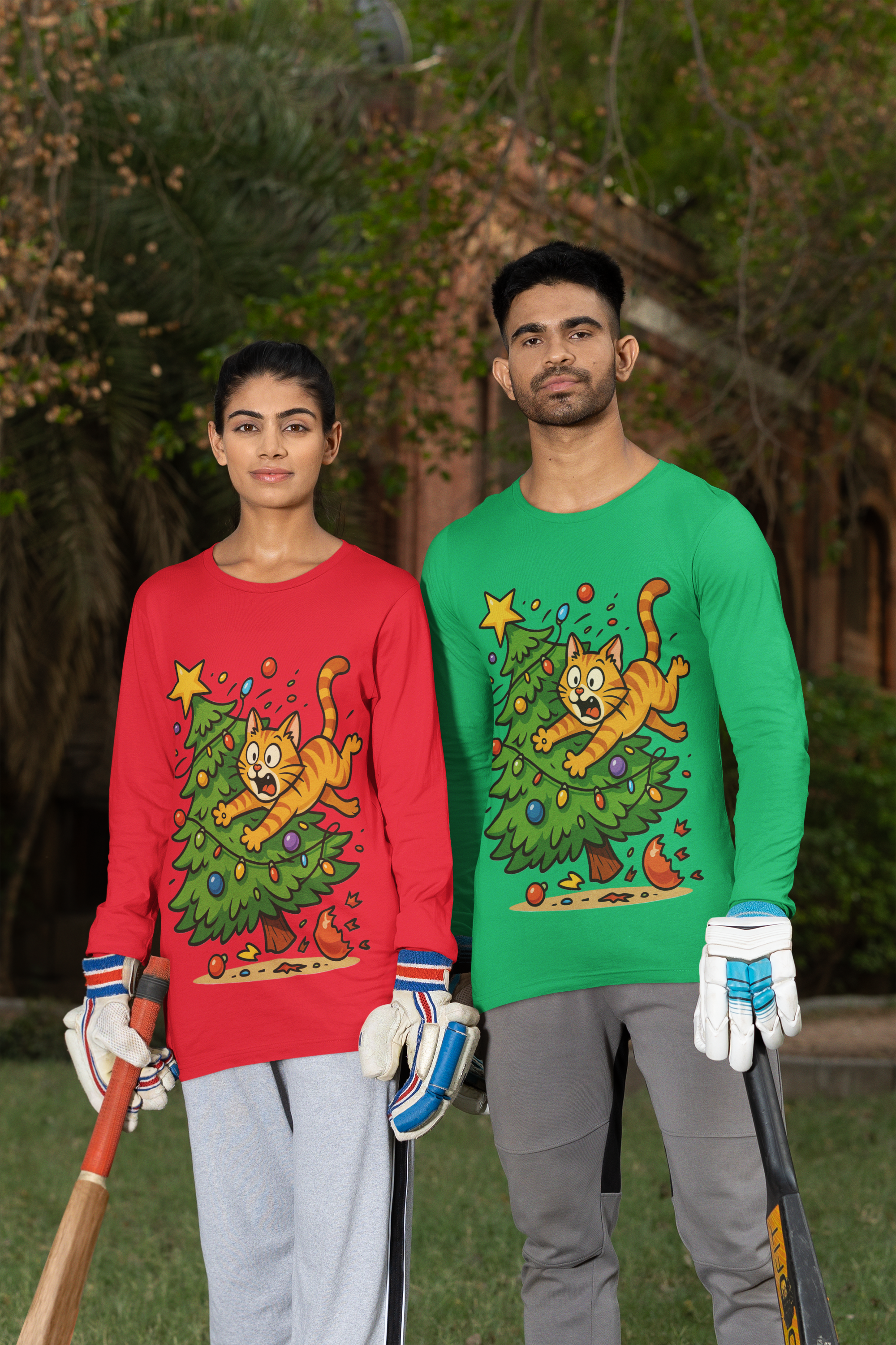 Cat's Christmas Tree