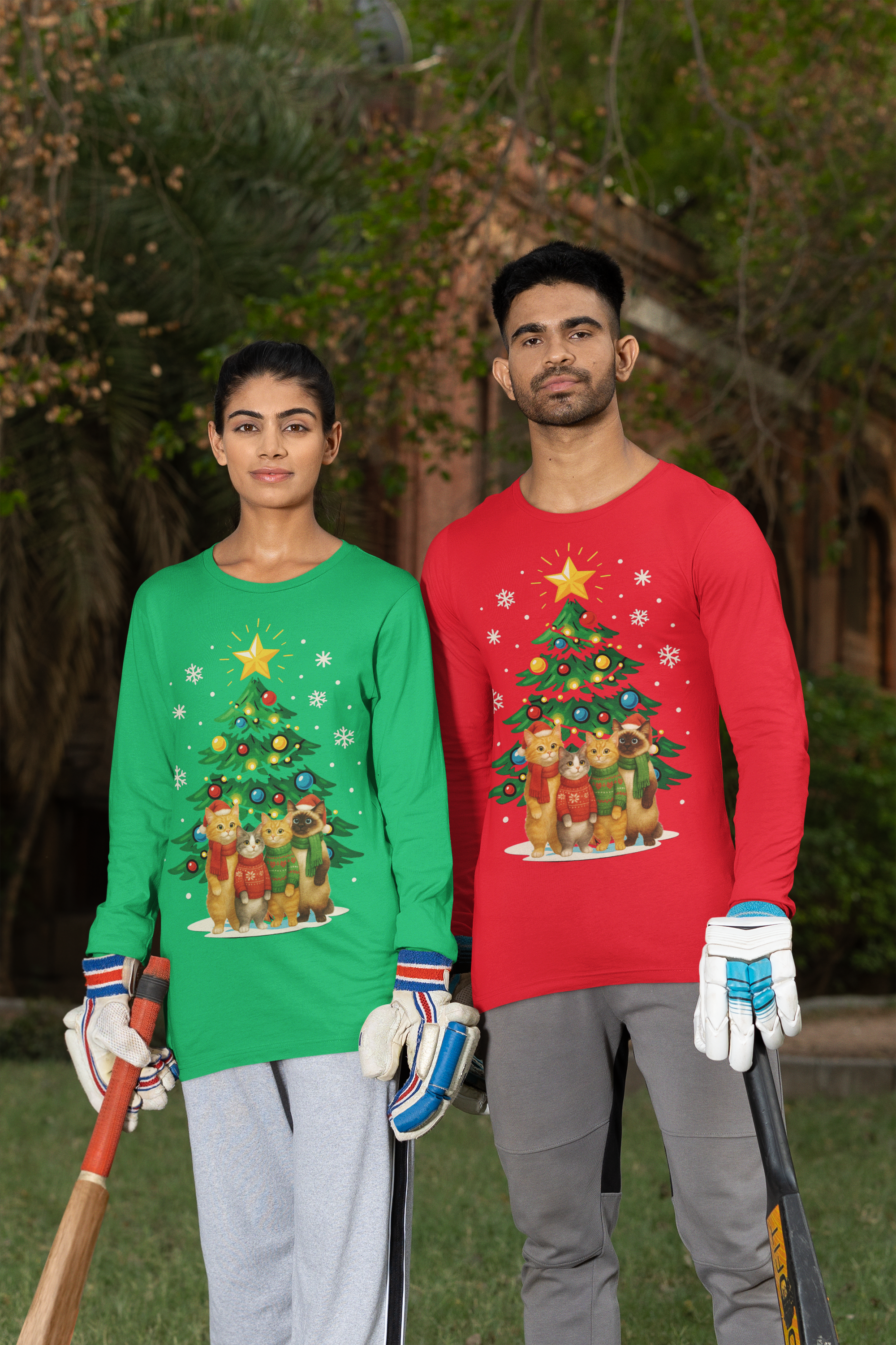 Cat's Christmas Tree