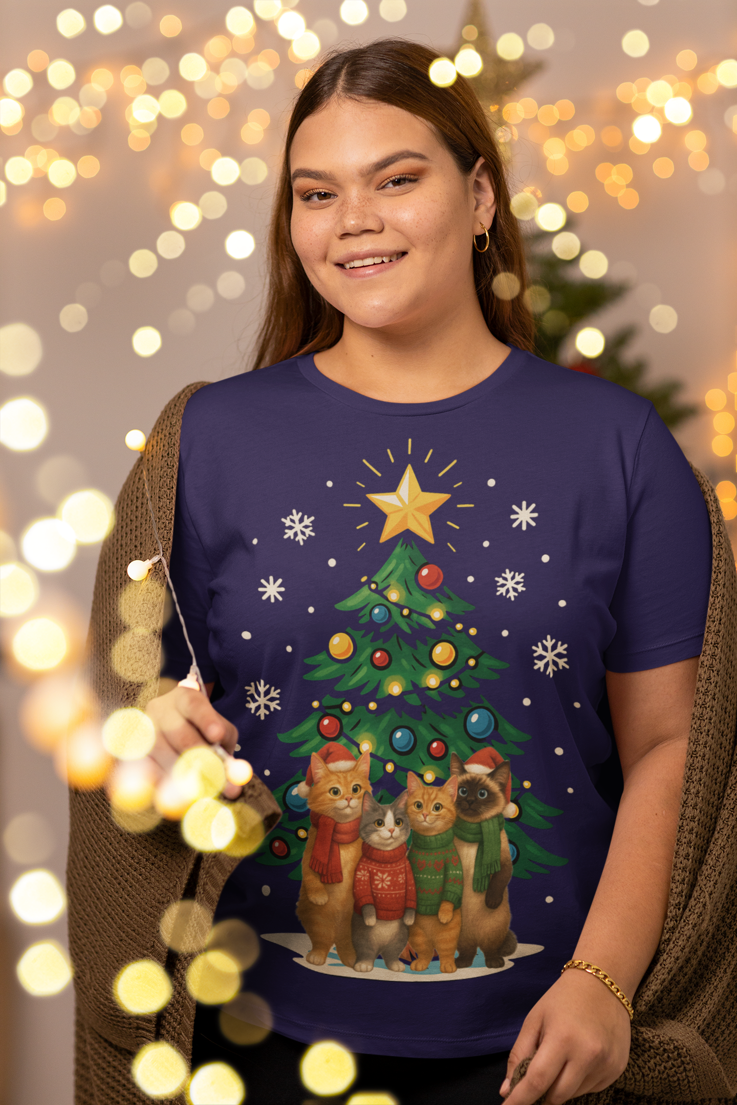 Cat's Christmas Tree