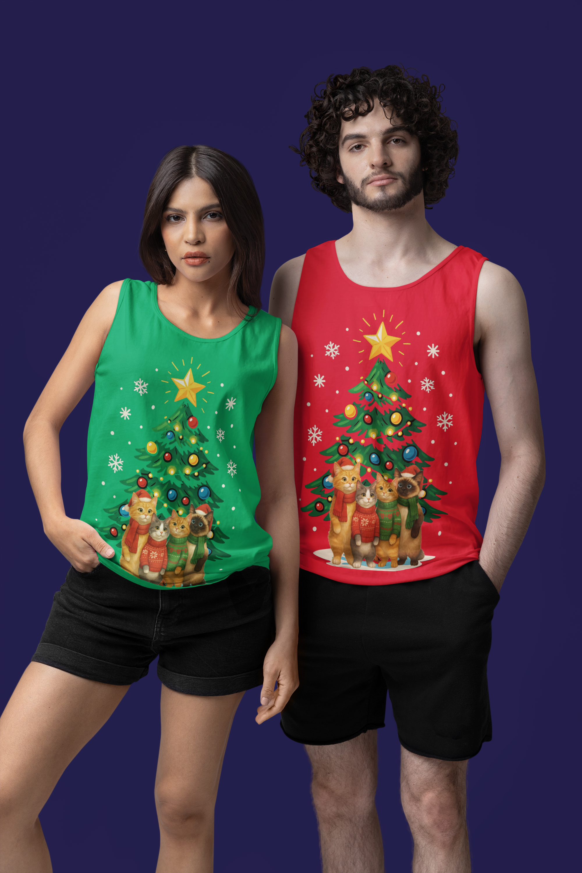 Cat's Christmas Tree