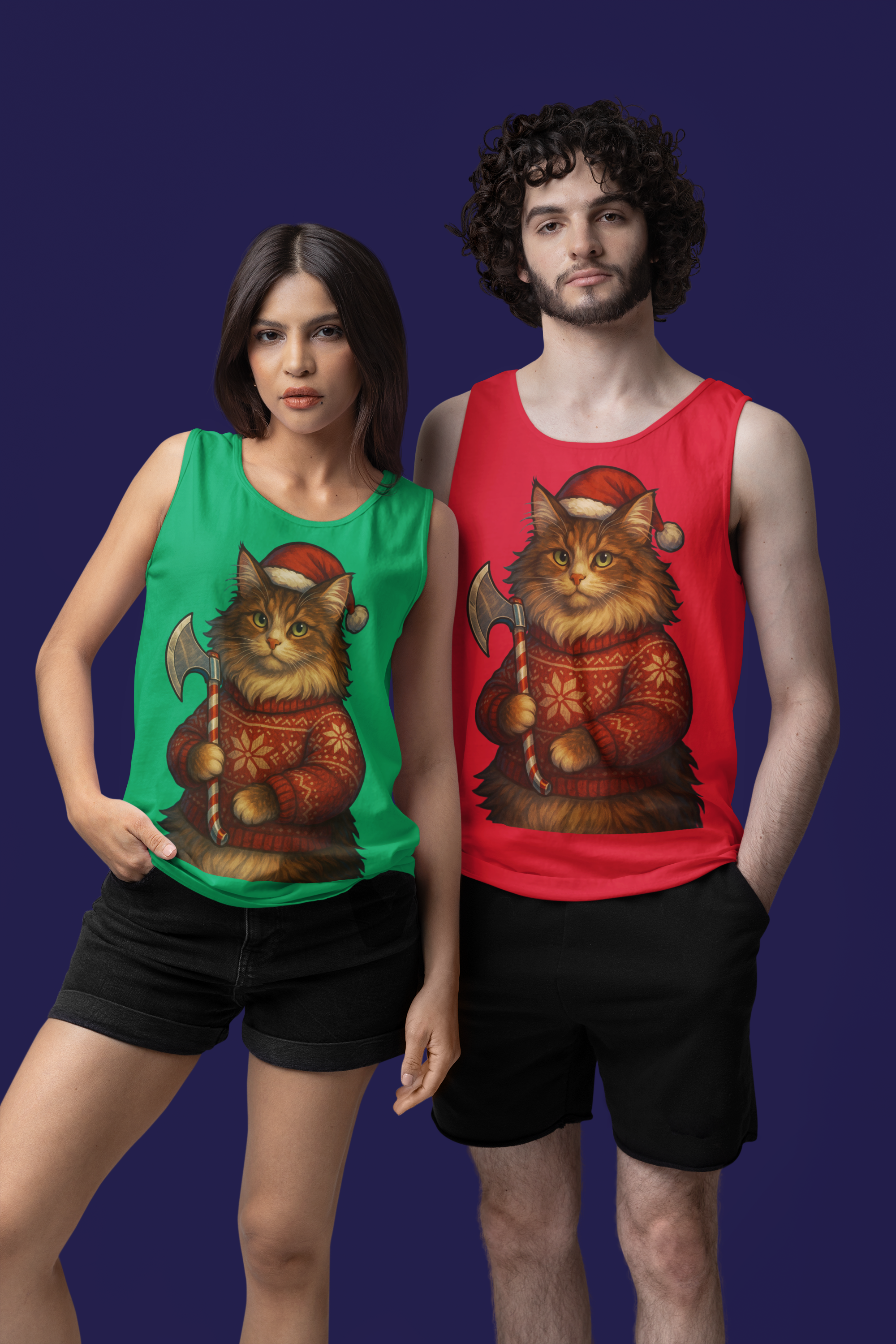 Viking Christmas Cat