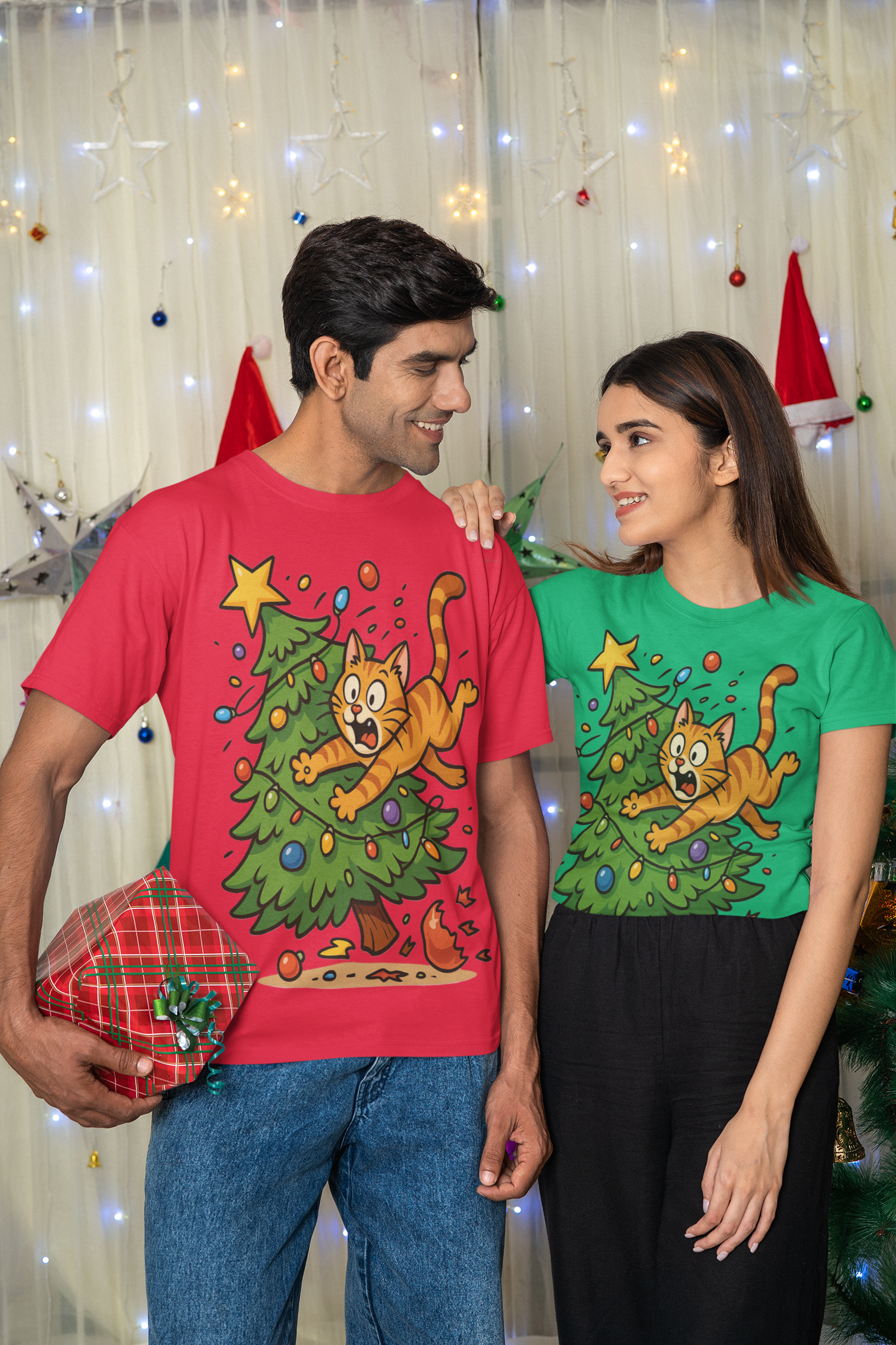 Cat's Christmas Tree