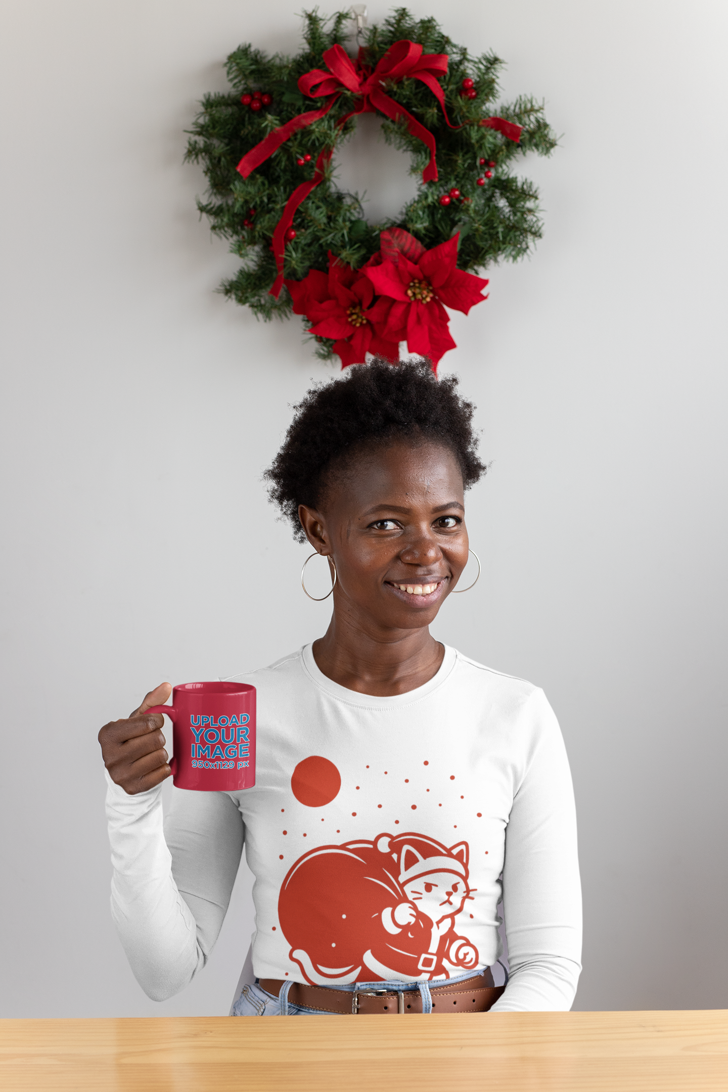 Santa Cat Brings Gifts