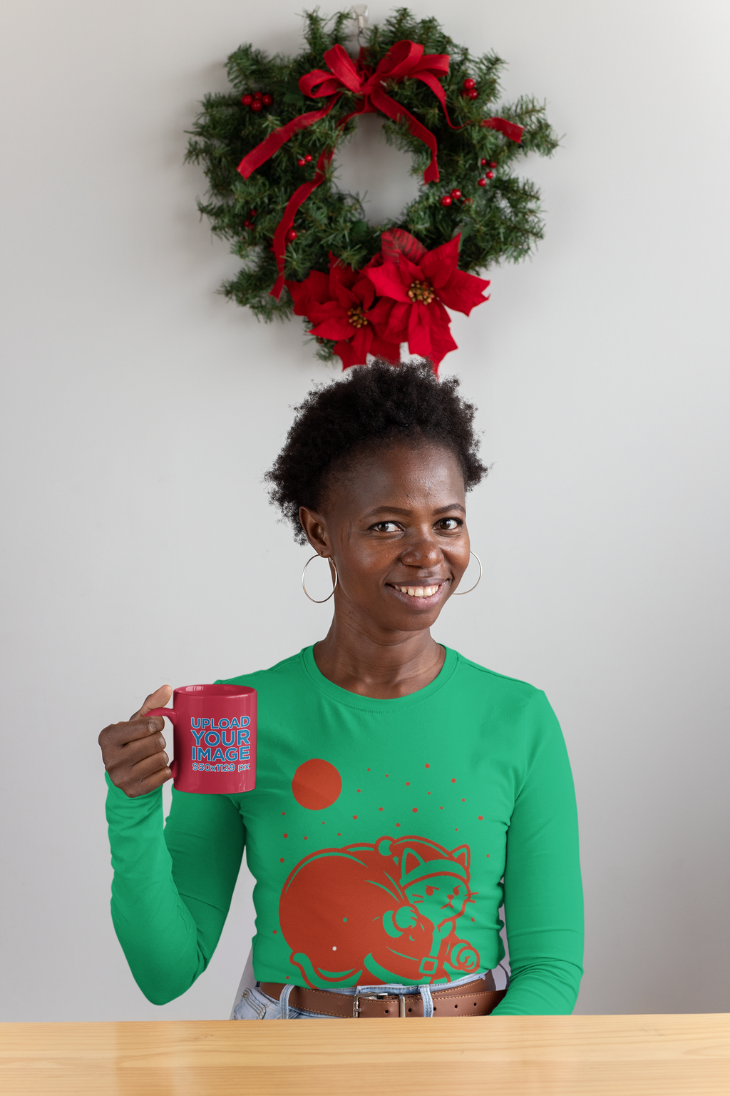 Santa Cat Brings Gifts