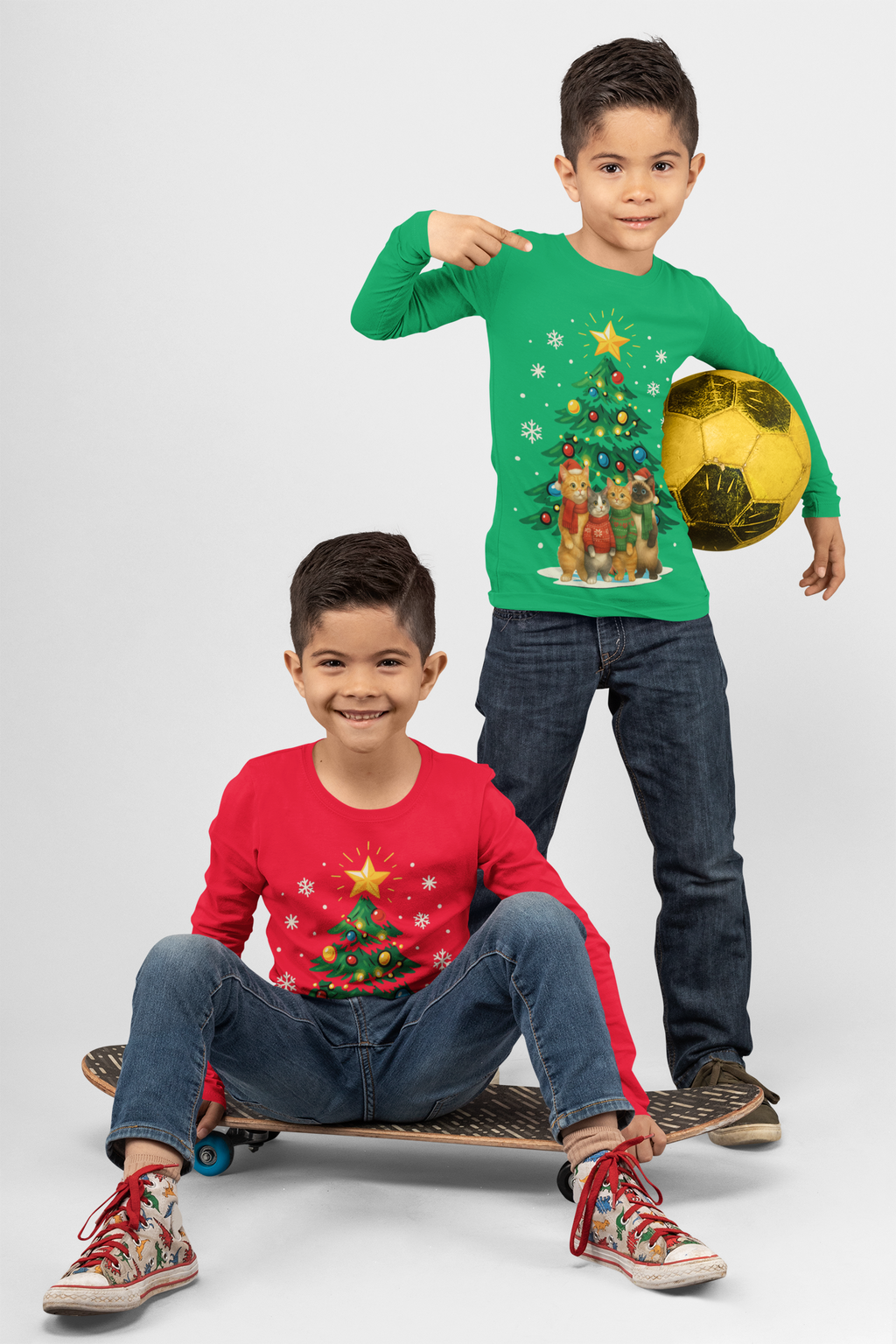 Cat's Christmas Tree