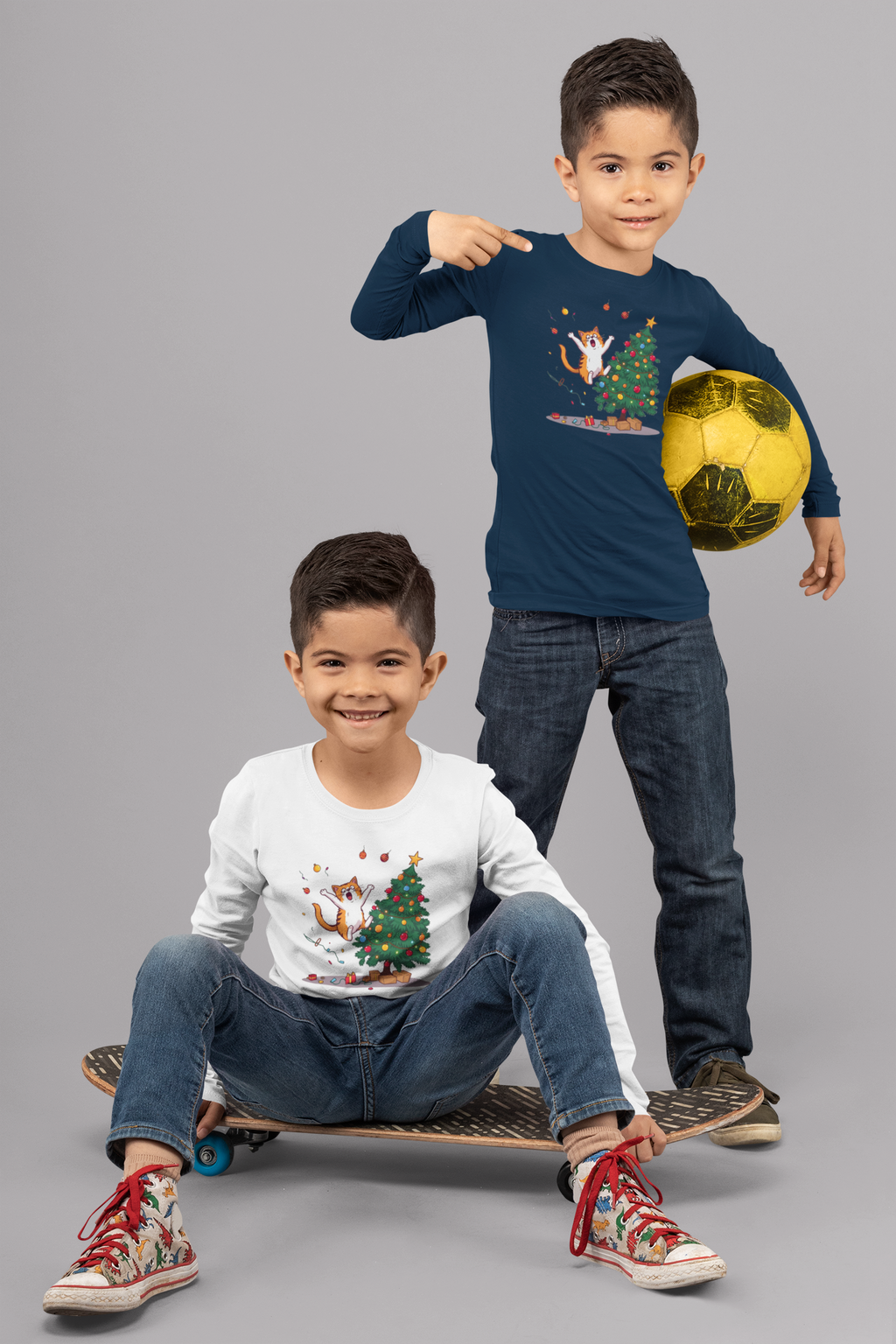 Jumping Cat Christmas Tree