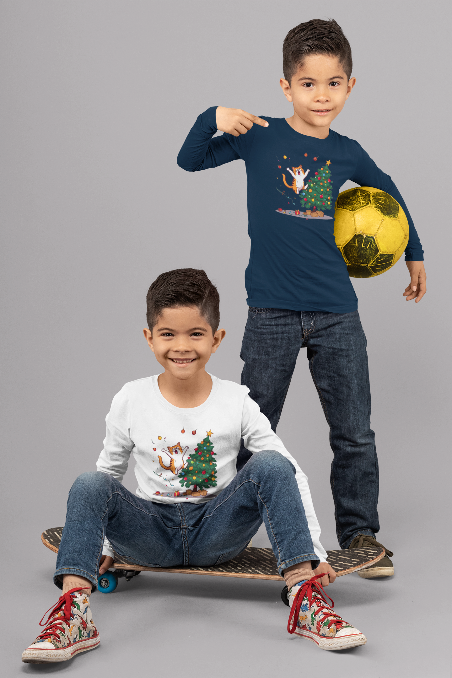 Jumping Cat Christmas Tree