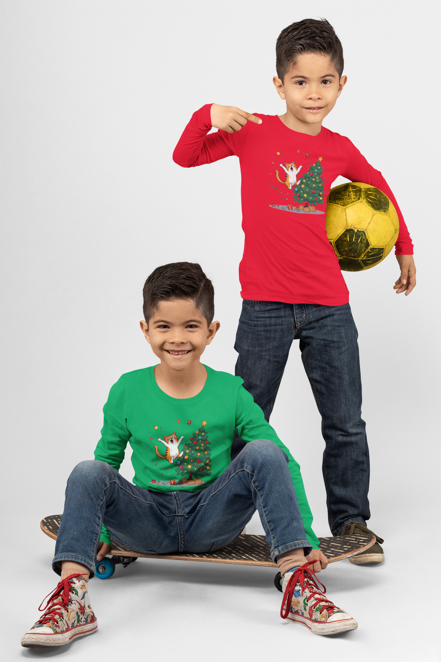 Jumping Cat Christmas Tree