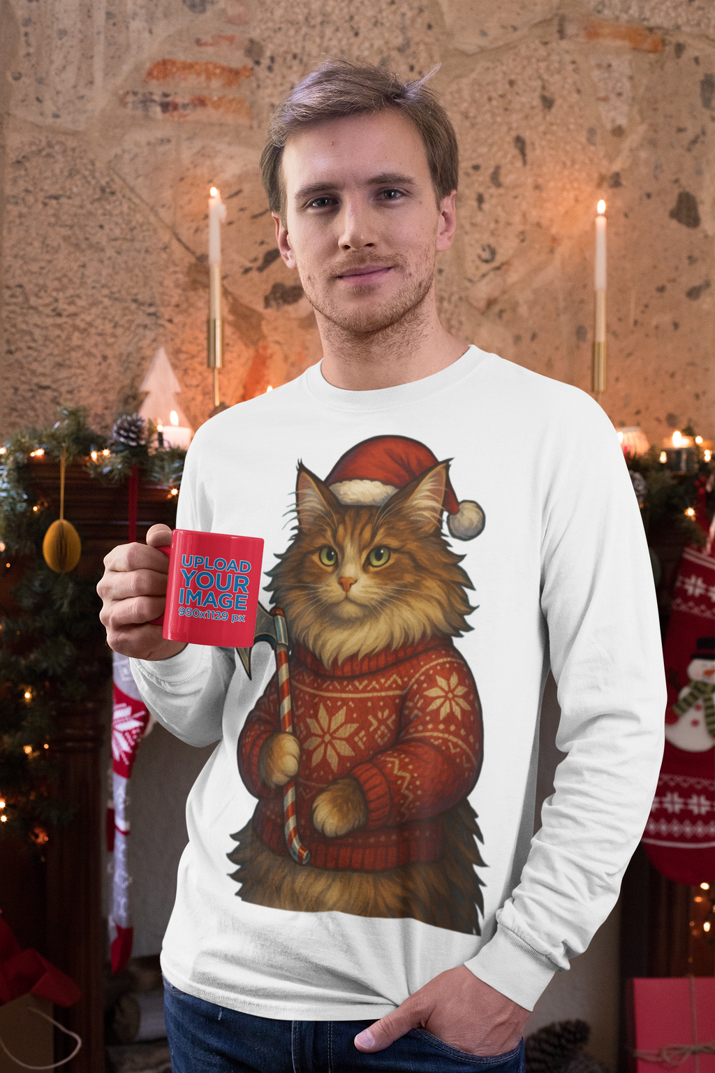 Viking Christmas Cat