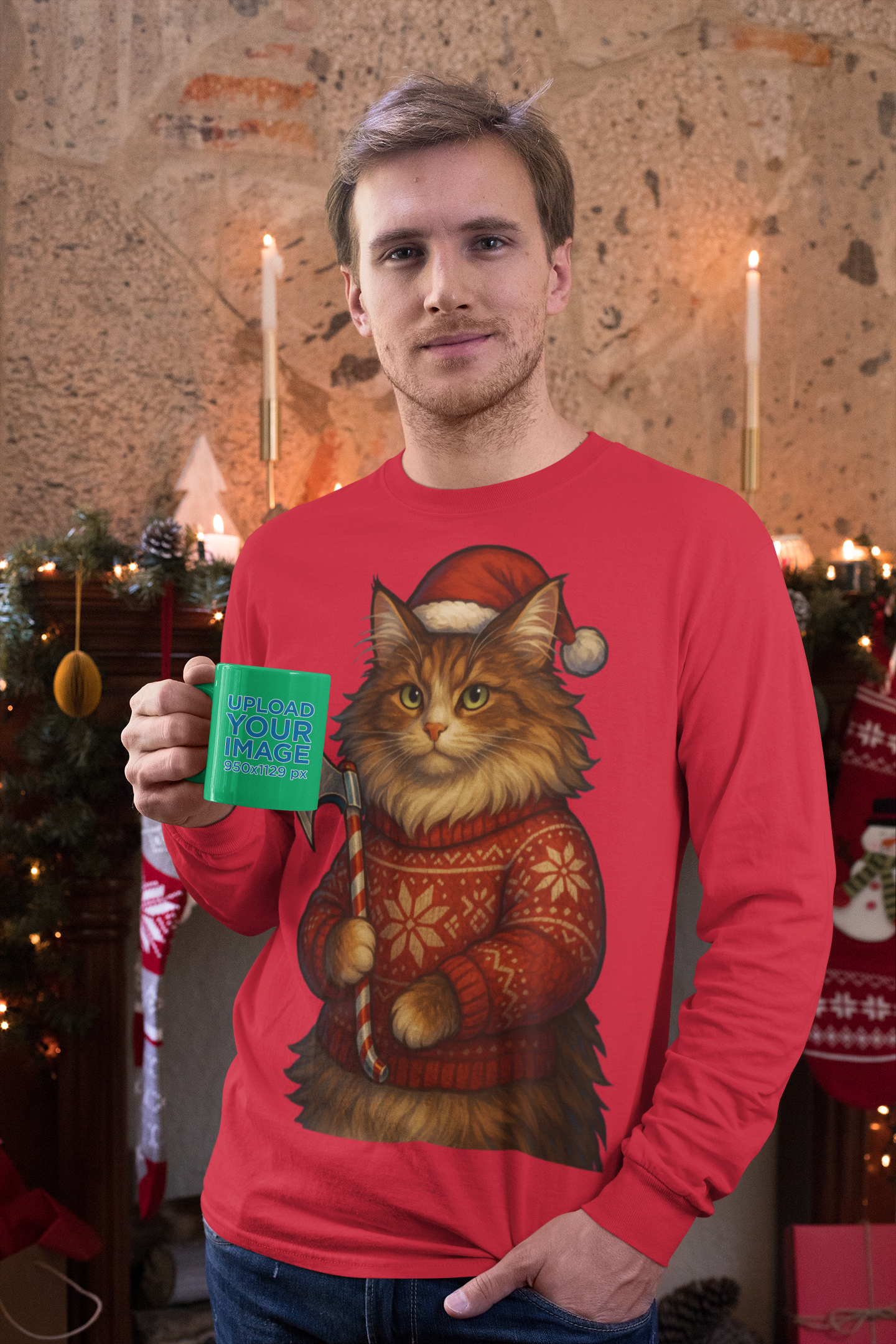 Viking Christmas Cat