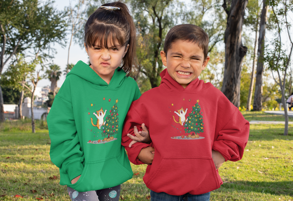 Jumping Cat Christmas Tree