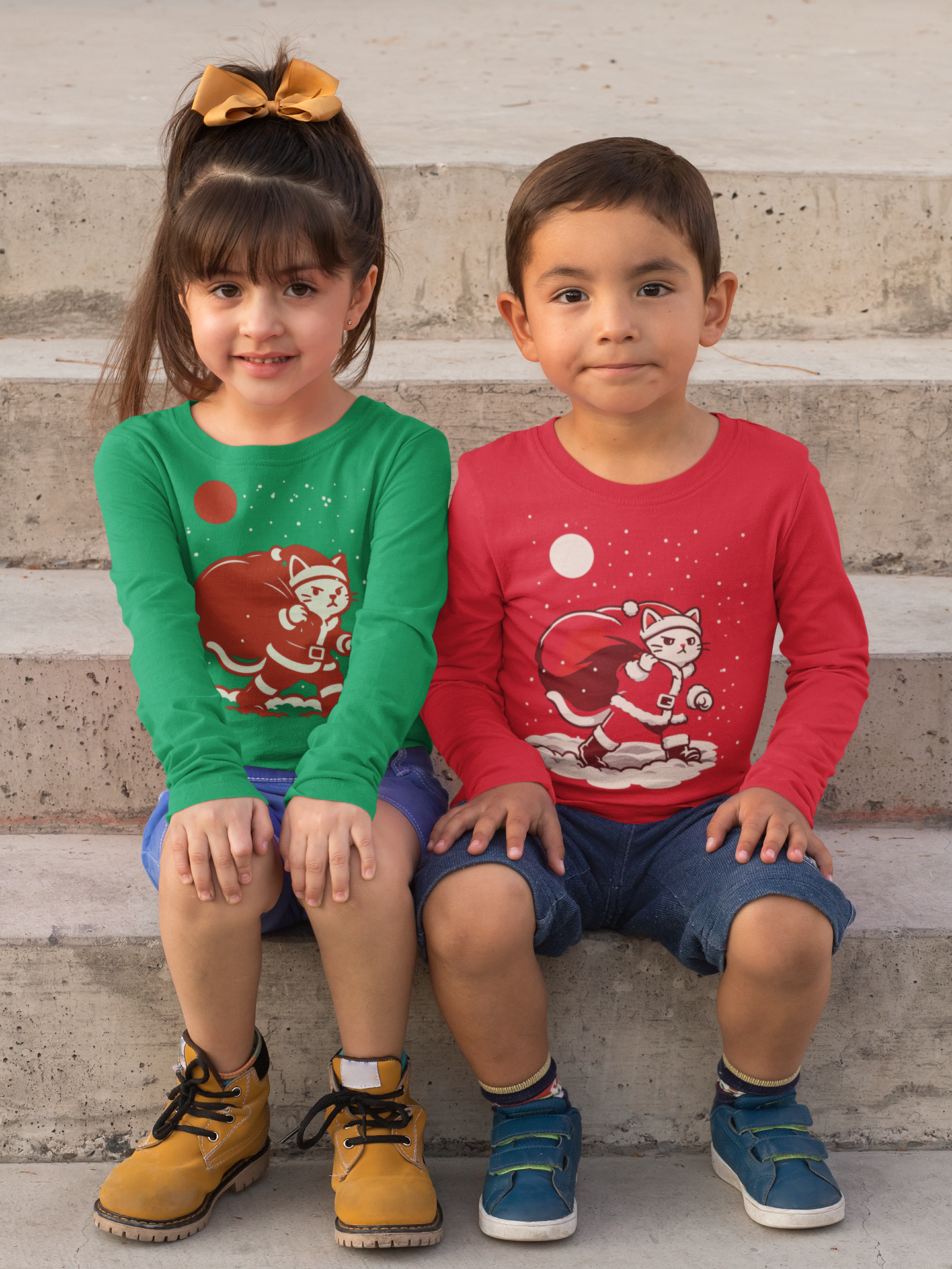 Santa Cat Brings Gifts