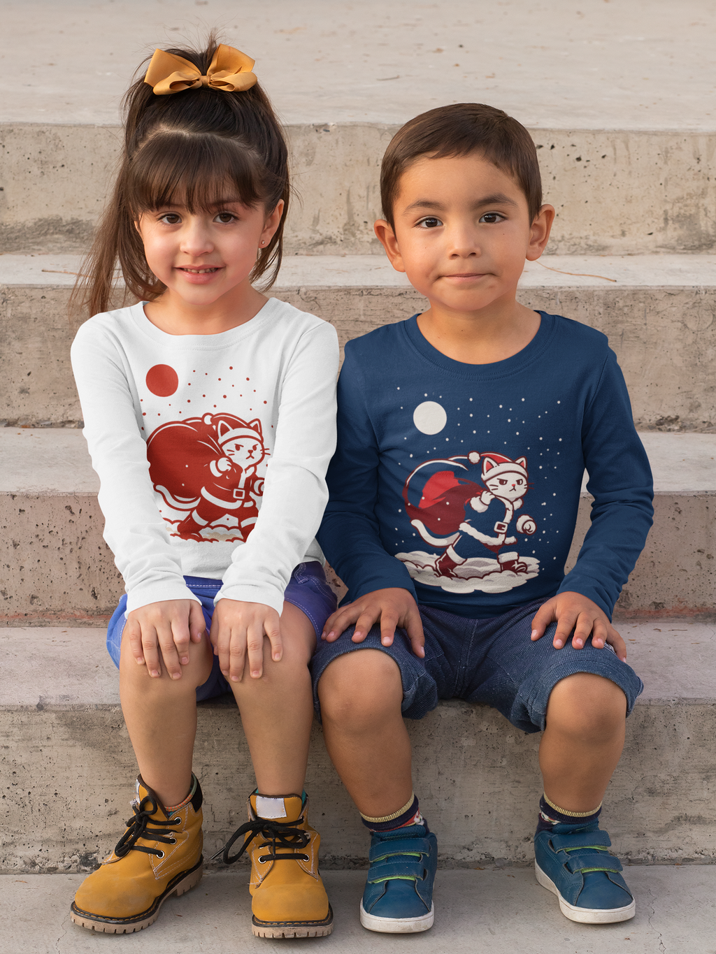 Santa Cat Brings Gifts