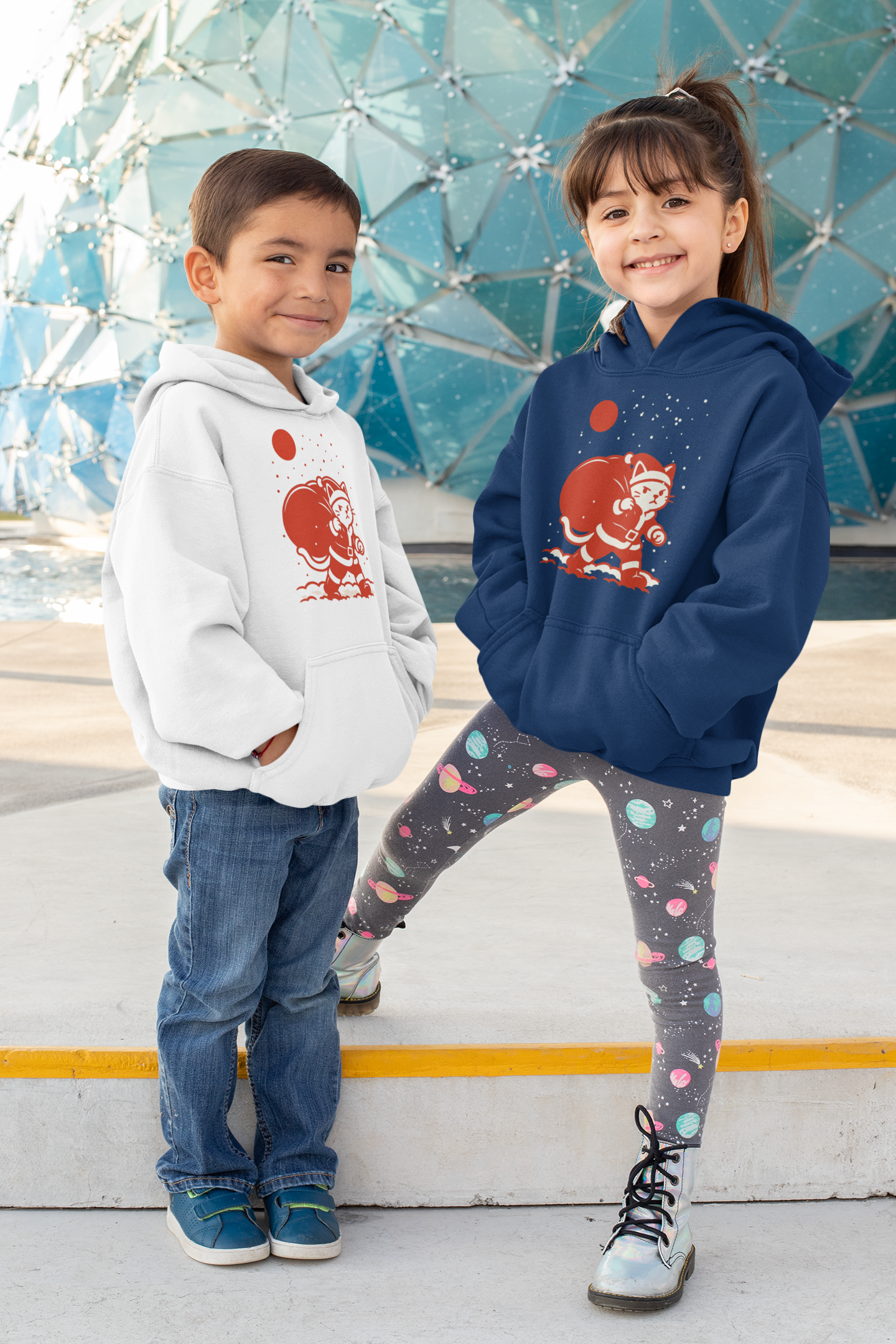 Santa Cat Brings Gifts