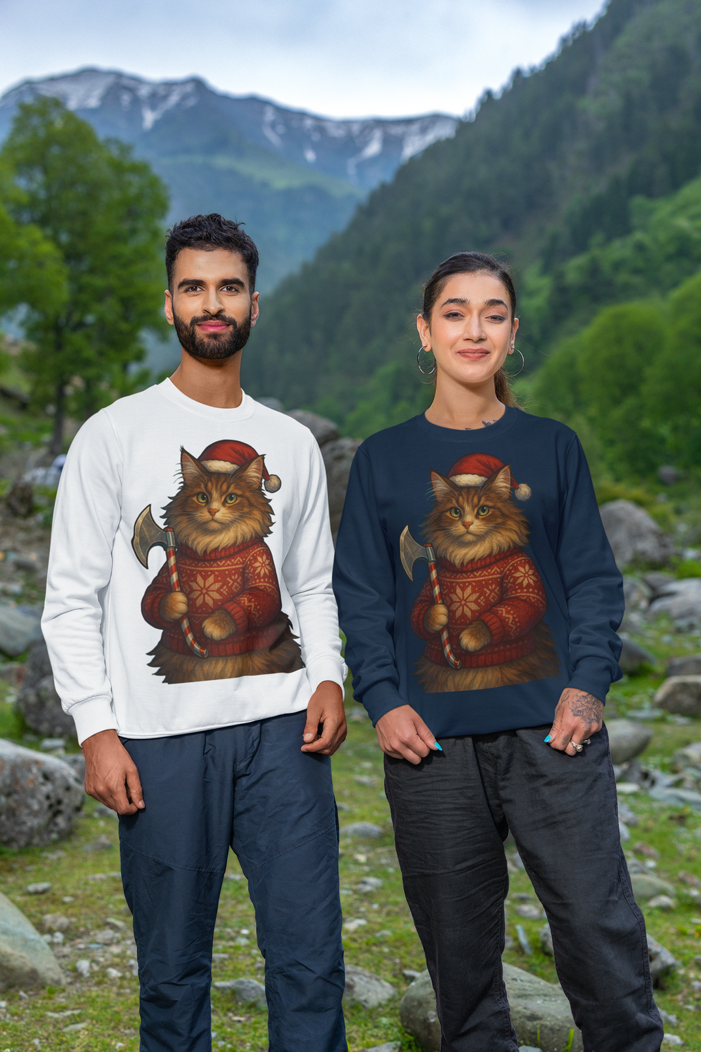 Viking Christmas Cat