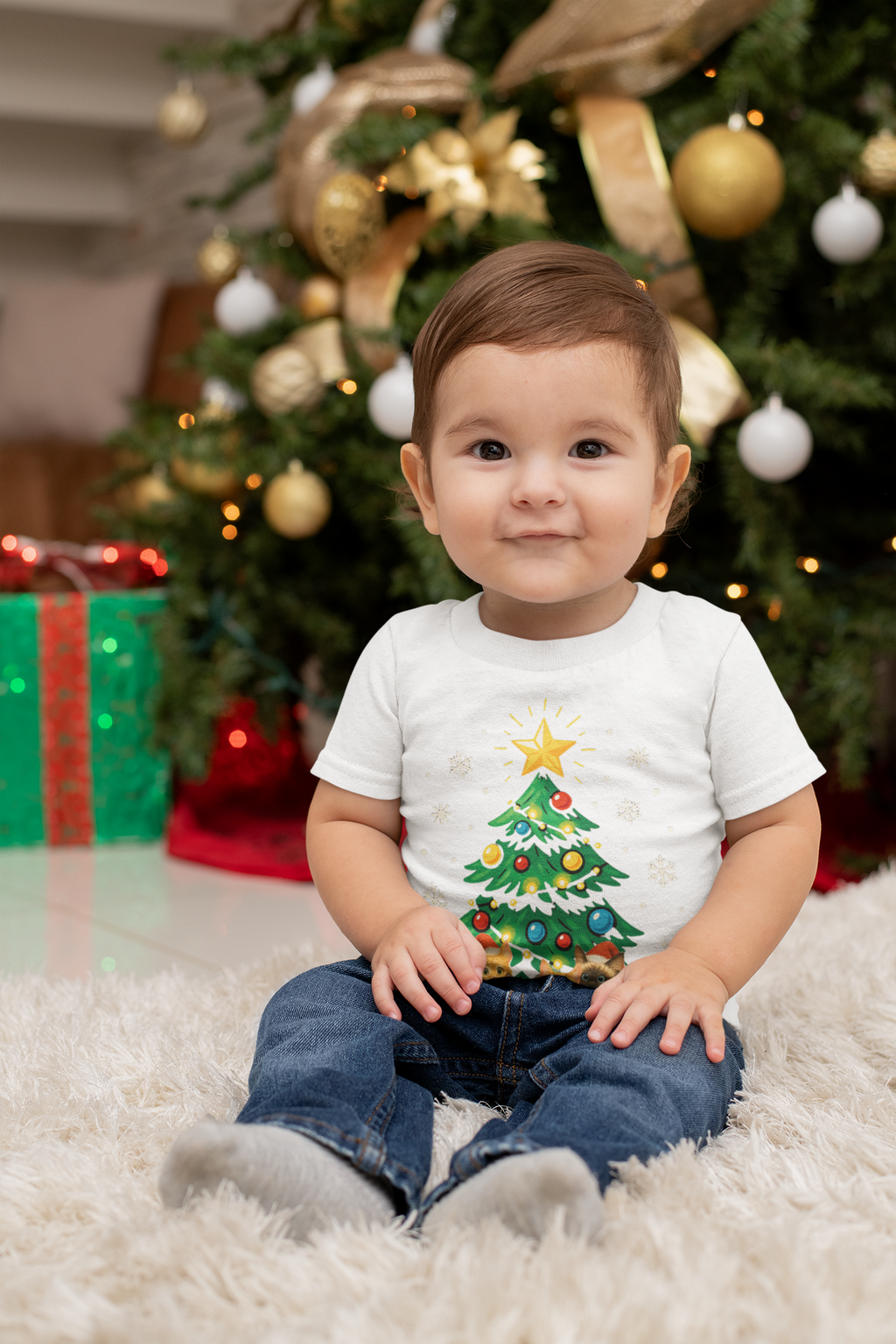 Cat's Christmas Tree