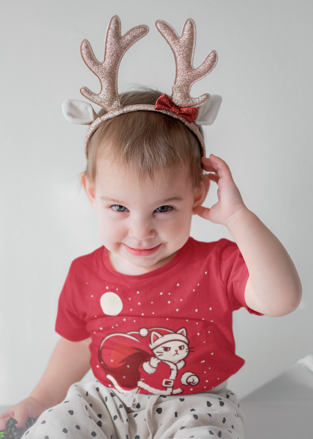 Santa Cat Brings Gifts