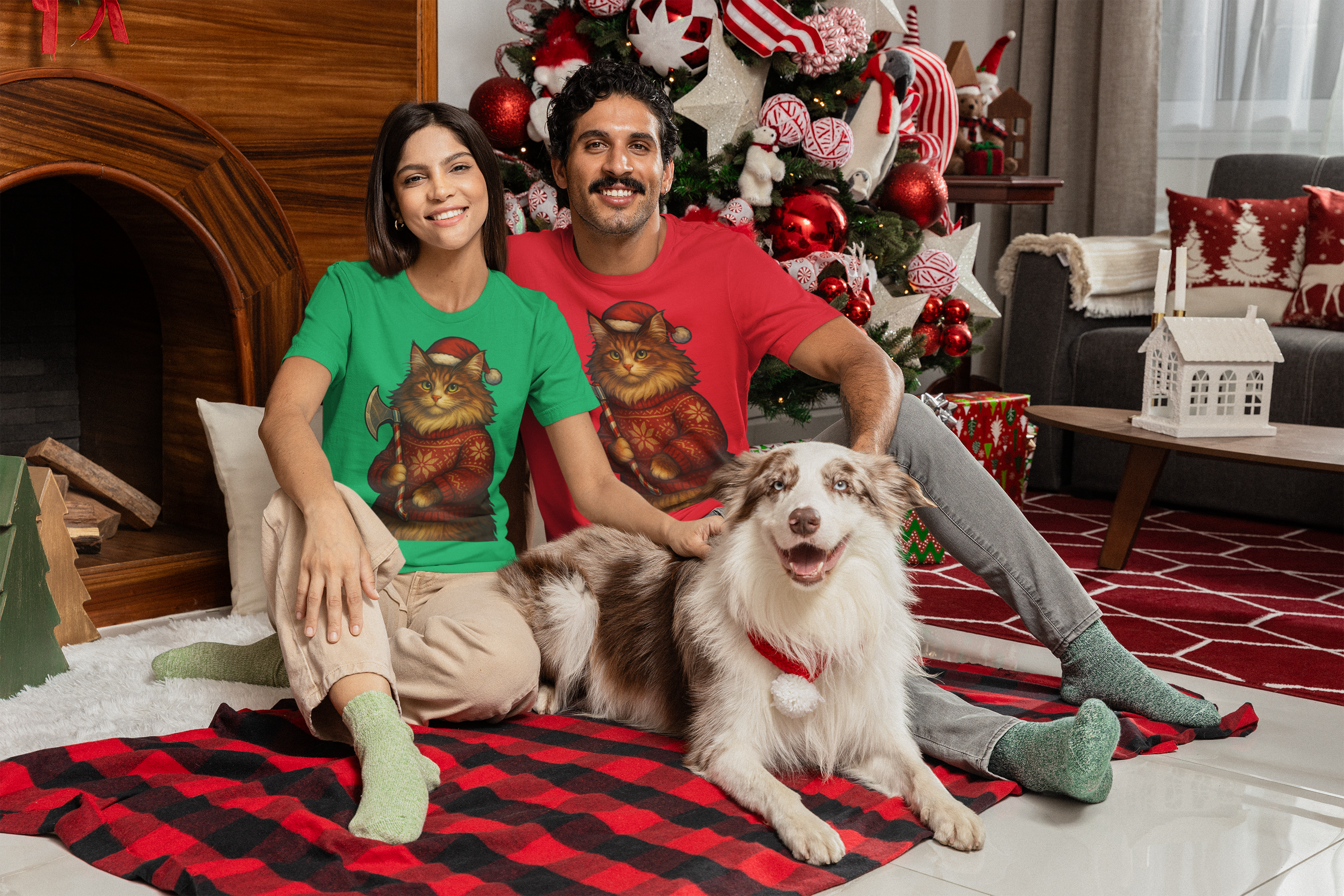 Viking Christmas Cat