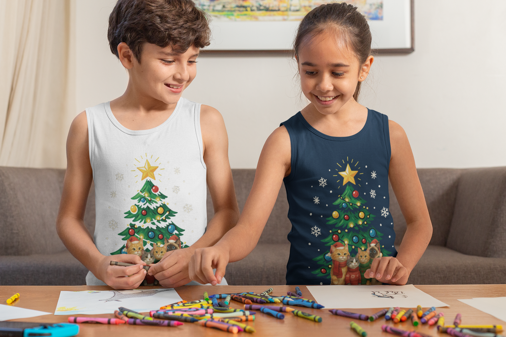 Cat's Christmas Tree