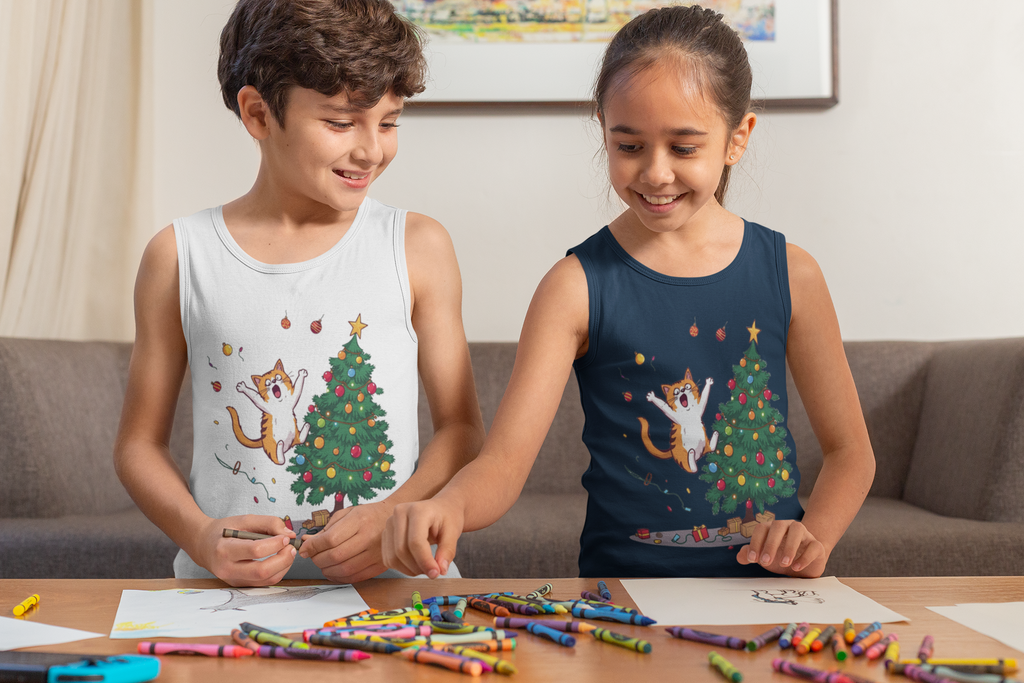 Jumping Cat Christmas Tree