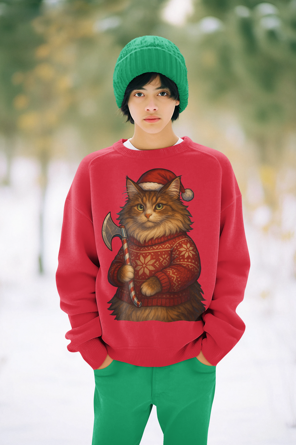 Viking Christmas Cat