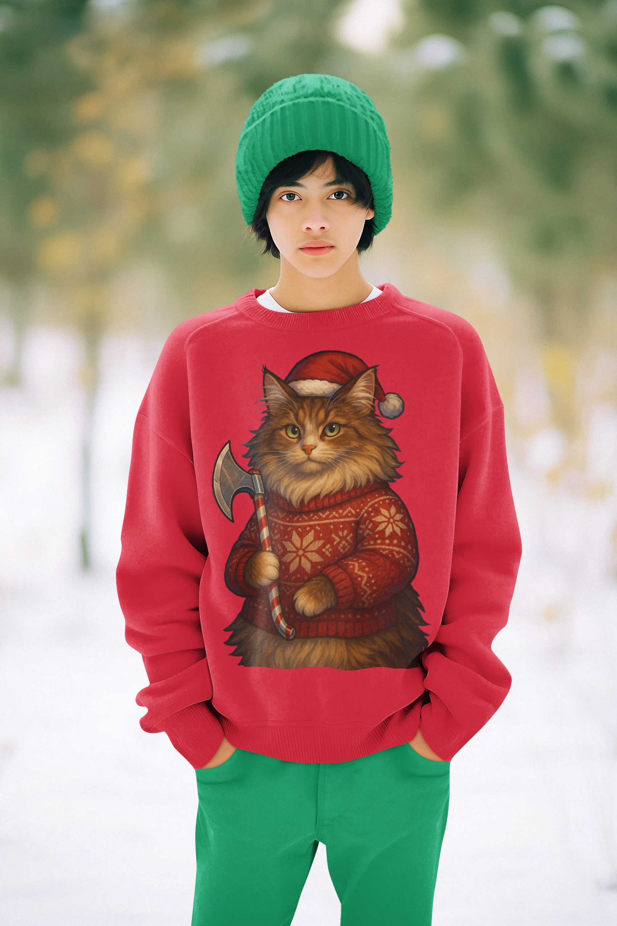 Viking Christmas Cat