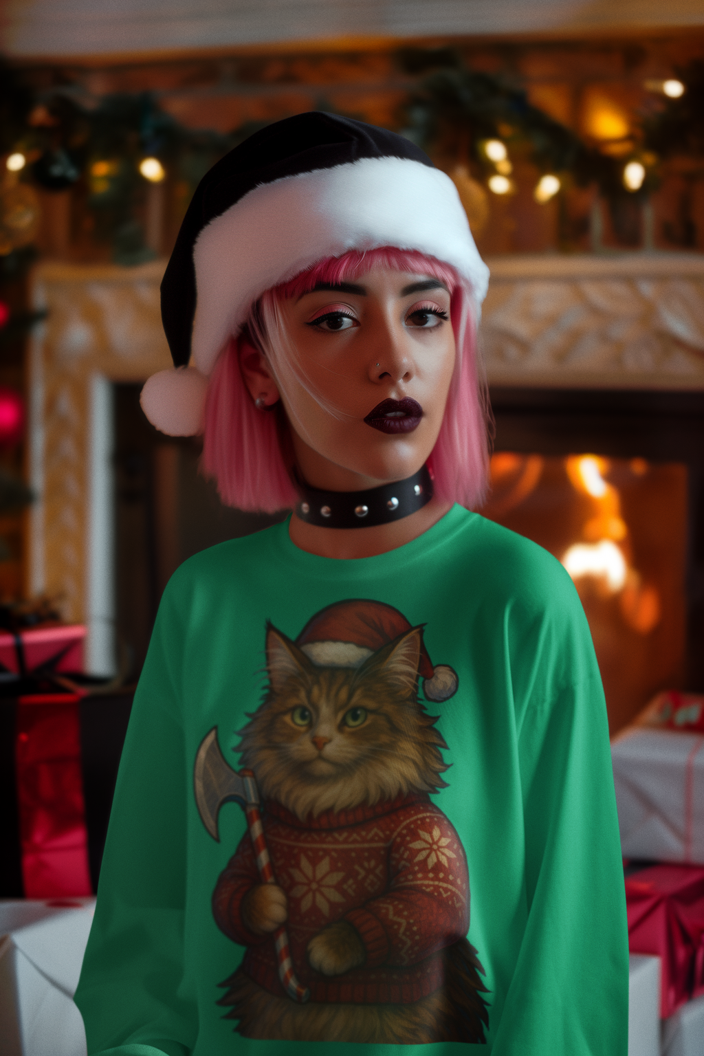 Viking Christmas Cat