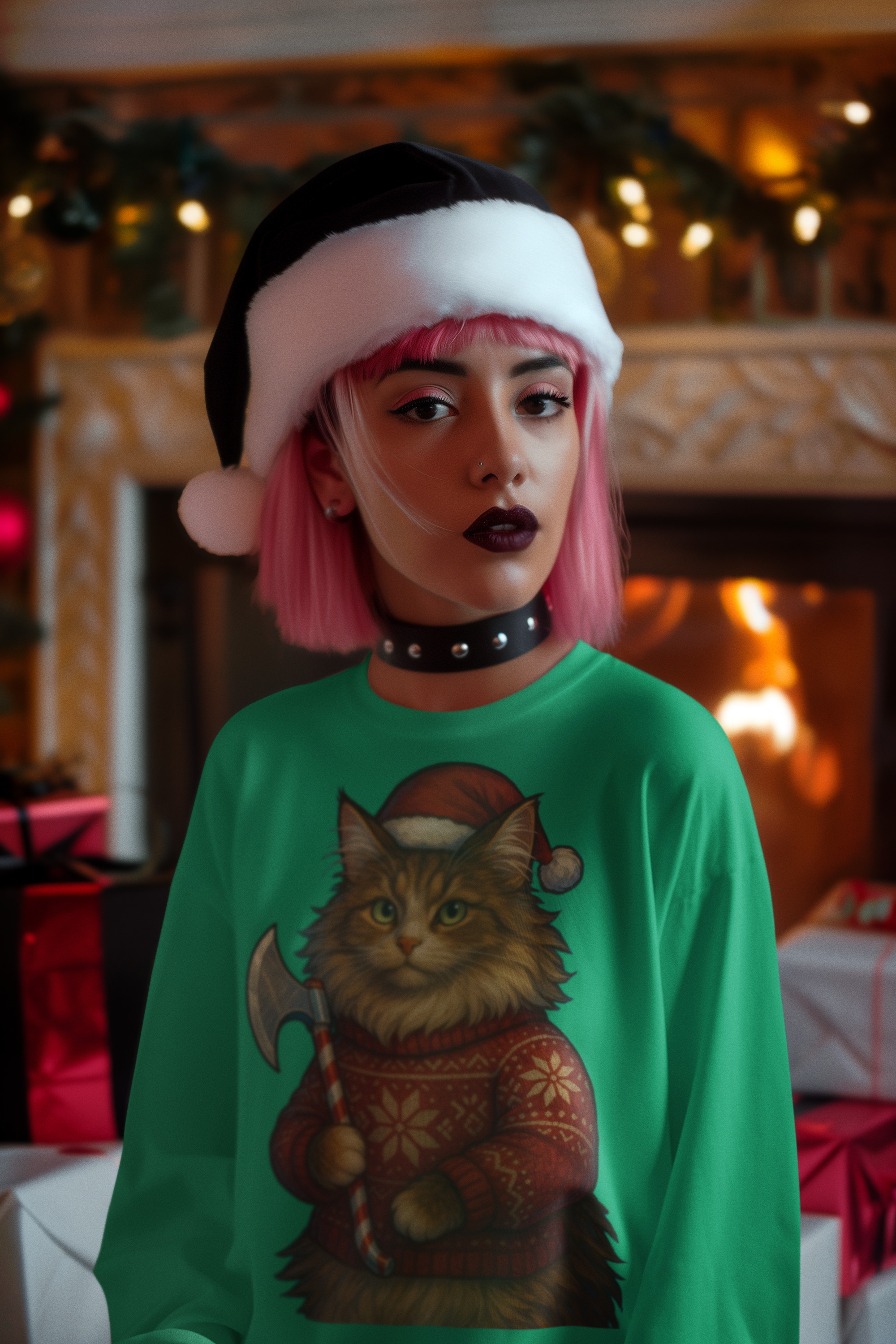 Viking Christmas Cat